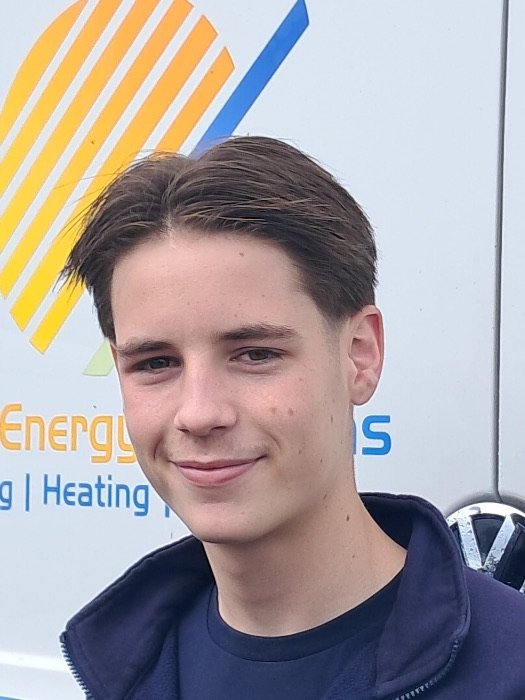 Jamie, apprentice engineer at Total Energy Solutions Scotland Limited